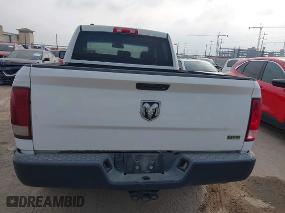 2014 Ram 1500 Tradesman with VIN 1C6RR6FGXES438824, listed as a IAAI auction lot 42301571 with 187,755 mi miles and . Bid and sale history available at DreamBid. Image 16.