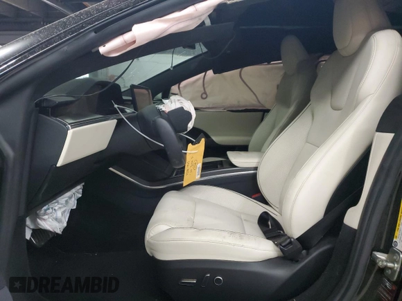 2022 Tesla Model S Plaid с VIN 5YJSA1E65NF487665, выставлен на аукционе Copart как лот 55261025 с пробегом Не указан миль и Списание • Salvage title. История ставок и продаж доступна на DreamBid. Изображение 7.