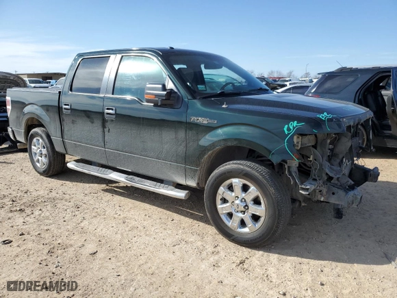 2013 Ford F-150 XL with VIN 1FTFW1CFXDKF52372, listed as a Copart auction lot 46650205 with 107,853 mi miles and Salvage Title. Bid and sale history available at carsss.com. Image 4.