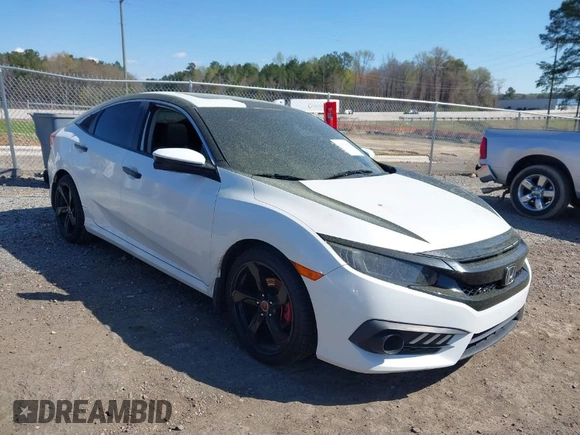 2017 Honda Civic Sedan EX-T with VIN 19XFC1F38HE203682, listed as a IAAI auction lot 41878634 with 96,195 mi miles. Bid and sale history available at carsss.com. Image 1.