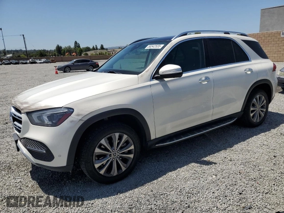 2020 Mercedes-Benz GLE 350 with VIN 4JGFB4JE7LA282282, listed as a Copart auction lot 56542535 with 100,079 mi miles and Salvage title. Bid and sale history available at DreamBid. Image 1.