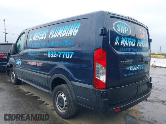 2021 Ford Transit Cargo with VIN 1FTBR1Y80MKA12125, listed as a IAAI auction lot 41773493 with 42,989 mi miles and . Bid and sale history available at DreamBid. Image 3.