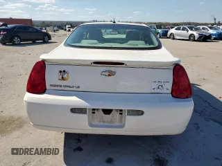 2006 Chevrolet Monte Carlo LS z VIN 2G1WJ15K569308893, wystawiony jako Copart lot #46999505 z przebiegiem 117 604 mil mil oraz Szkoda całkowita • Salvage title. Historia ofert i sprzedaży dostępna na DreamBid. Obrazek 6.
