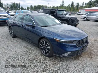 2025 Honda Accord Touring with VIN 1HGCY2F86SA000890, listed as a IAAI auction lot 42558695 with 4,493 mi miles and . Bid and sale history available at DreamBid. Image 1.