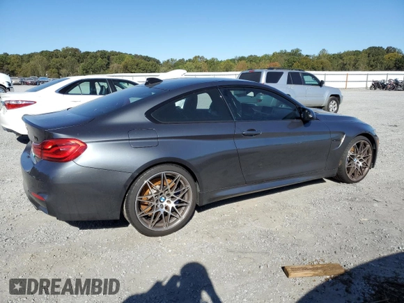 2018 BMW M4 with VIN WBS4Y9C54JAA85700, listed as a Copart auction lot 75889994 with Not Provided miles and Salvage Title. Bid and sale history available at carsss.com. Image 3.