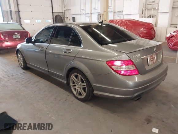 2009 Mercedes-Benz C-Class 3.5L Sport with VIN WDDGF56X09F203811, listed as a IAAI auction lot 41379469 with 138,617 mi miles. Bid and sale history available at carsss.com. Image 3.