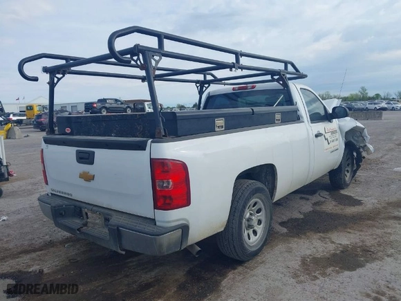 2012 Chevrolet Silverado 1500 Work Truck with VIN 1GCNCPEXXCZ120125, listed as a IAAI auction lot 41847992 with 349,392 mi miles. Bid and sale history available at carsss.com. Image 4.