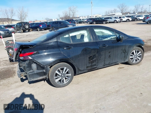 2021 Nissan Versa SV with VIN 3N1CN8EV1ML840964, listed as a IAAI auction lot 41412330 with 98,934 mi miles and . Bid and sale history available at DreamBid. Image 4.