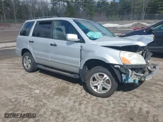 2003 Honda Pilot EX with VIN 2HKYF18553H553516, listed as a IAAI auction lot 41837203 with 287,502 mi miles. Bid and sale history available at carsss.com. Image 1.