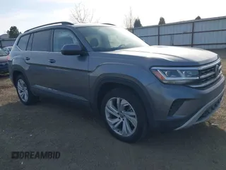 2022 Volkswagen Atlas 3.6L V6 SE w/Technology with VIN 1V2HR2CA4NC523017, listed as a IAAI auction lot 41754371 with 23,745 mi miles. Bid and sale history available at carsss.com. Image 1.