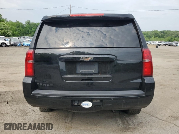2018 Chevrolet Tahoe LT with VIN 1GNSKBKC3JR130820, listed as a Copart auction lot 60369785 with Not provided miles and Salvage title. Bid and sale history available at DreamBid. Image 6.