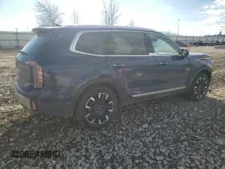2023 Kia Telluride SX Prestige X-Line with VIN 5XYP5DGC9PG341456, listed as a Copart auction lot 43687805 with 16,921 mi miles and Salvage title. Bid and sale history available at DreamBid. Image 3.