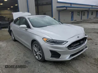 2019 Ford Fusion SEL with VIN 3FA6P0CD7KR139488, listed as a Copart auction lot 44620805 with 98,038 mi miles and Salvage Title. Bid and sale history available at carsss.com. Image 4.