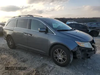 2011 Honda Odyssey EX-L with VIN 5FNRL5H68BB068345, listed as a Copart auction lot 44045635 with 181,164 mi miles and Salvage Title. Bid and sale history available at DreamBid. Image 4.