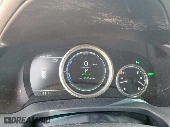 2018 Lexus RX 450h with VIN 2T2BGMCA9JC020914, listed as a Copart auction lot 59050835 with 45,566 mi miles and Salvage title. Bid and sale history available at DreamBid. Image 9.