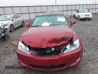 2008 Lexus IS with VIN JTHBK262085061532, listed as a IAAI auction lot 41931577 with 244,834 mi miles. Bid and sale history available at carsss.com. Image 12.