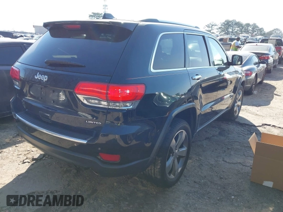2014 Jeep Grand Cherokee Limited with VIN 1C4RJEBGXEC389361, listed as a IAAI auction lot 41772366 with 122,473 mi miles. Bid and sale history available at carsss.com. Image 4.