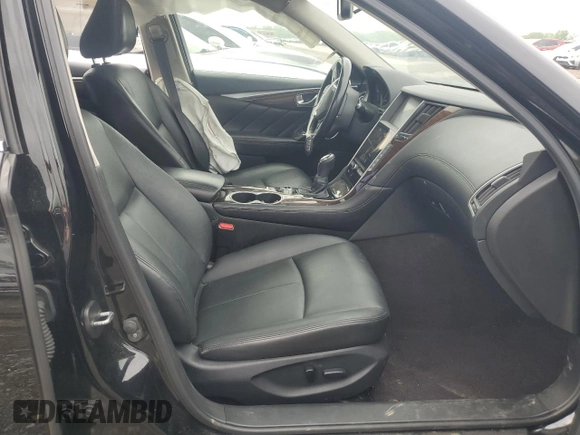 2018 Infiniti Q50 Luxe with VIN JN1EV7AP3JM357617, listed as a Copart auction lot 54531715 with 103,373 mi miles and Salvage title. Bid and sale history available at DreamBid. Image 7.