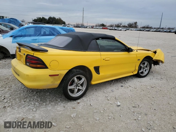 1998 Ford Mustang GT with VIN 1FAFP45X9WF191979, listed as a Copart auction lot 88790485 with 0 mi miles and Salvage Title. Bid and sale history available at carsss.com. Image 3.
