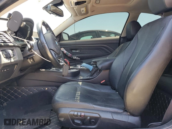 2015 BMW 4 Series 435i with VIN WBA3R1C51FK195536, listed as a Copart auction lot 57846985 with 105,626 mi miles and Salvage title. Bid and sale history available at DreamBid. Image 7.