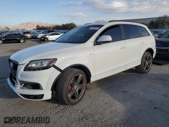 2015 Audi Q7 3.0L TDI Prestige with VIN WA1WMAFE5FD002748, listed as a Copart auction lot 47462435 with 127,162 mi miles and Salvage Title. Bid and sale history available at carsss.com. Image 1.