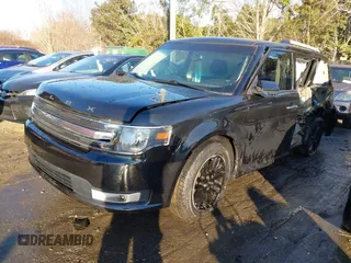 2015 Ford Flex SEL with VIN 2FMGK5C8XFBA20847, listed as a IAAI auction lot 41353067 with 154,884 mi miles. Bid and sale history available at carsss.com. Image 16.
