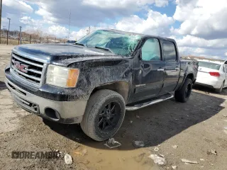 2012 GMC Sierra 1500 SLE with VIN 3GTP2VE78CG224581, listed as a Copart auction lot 46587475 with 131,403 mi miles and Salvage Title. Bid and sale history available at DreamBid. Image 1.