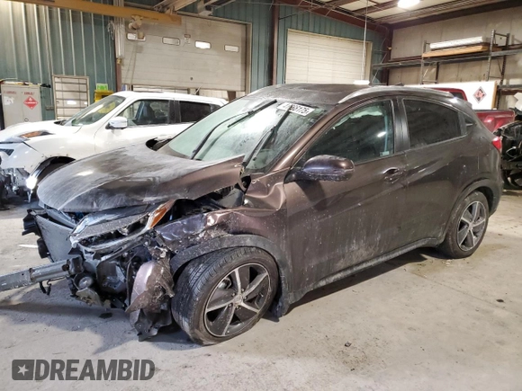 2021 Honda HR-V EX with VIN 3CZRU6H53MM729931, listed as a Copart auction lot 41666175 with 46,577 mi miles and Salvage Title. Bid and sale history available at carsss.com. Image 1.
