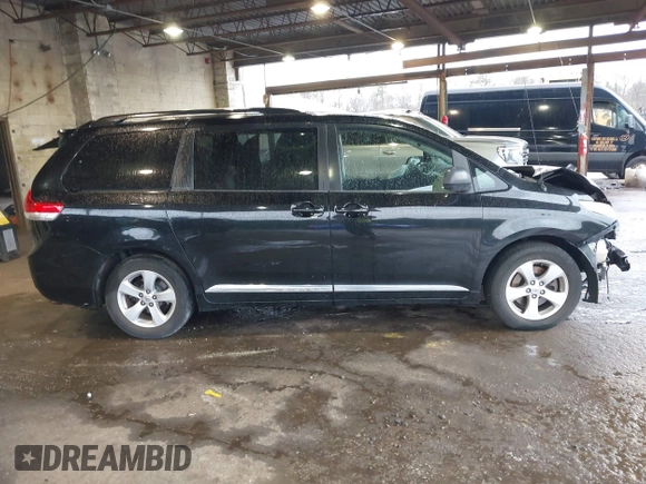 2014 Toyota Sienna LE AAS with VIN 5TDKK3DC7ES426751, listed as a IAAI auction lot 41975870 with 100,000 mi miles and . Bid and sale history available at carsss.com. Image 14.