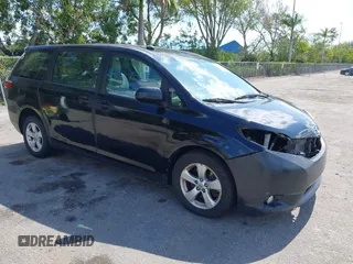 2017 Toyota Sienna L with VIN 5TDZZ3DC0HS860346, listed as a IAAI auction lot 42223979 with 215,659 mi miles and . Bid and sale history available at DreamBid. Image 1.