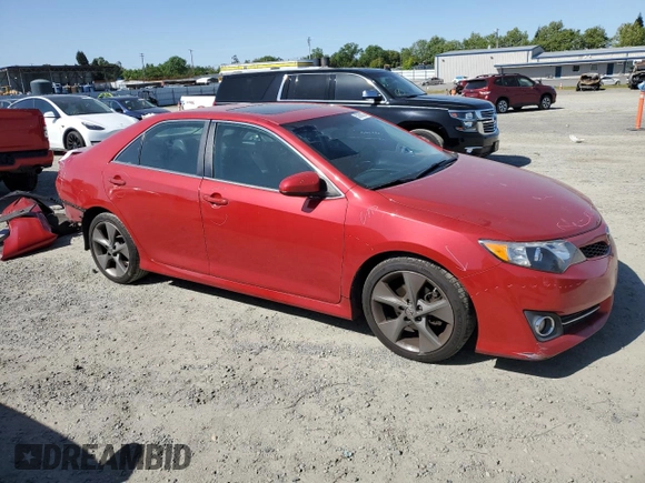 2014 Toyota Camry SE with VIN 4T1BK1FK1EU543497, listed as a Copart auction lot 53059335 with 236,983 mi miles and Salvage Title. Bid and sale history available at carsss.com. Image 4.