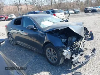 2016 Kia Optima LX Turbo with VIN 5XXGT4L11GG065207, listed as a IAAI auction lot 41770660 with 108,646 mi miles. Bid and sale history available at carsss.com. Image 1.