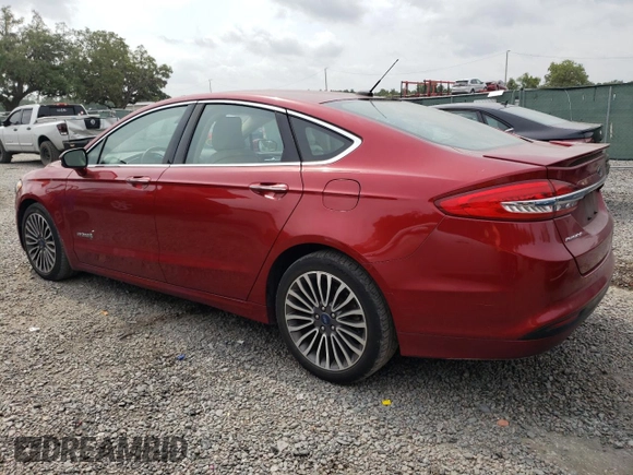 2018 Ford Fusion Titanium with VIN 3FA6P0RU9JR120124, listed as a Copart auction lot 54992384 with 117,170 mi miles and Salvage Title. Bid and sale history available at DreamBid. Image 2.
