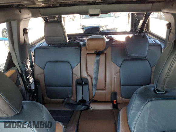 2023 Ford Bronco с VIN 1FMEE5DP8PLB53774, выставлен на аукционе Copart как лот 58173005 с пробегом 42 582 миль миль и Списание • Salvage title. История ставок и продаж доступна на DreamBid. Изображение 10.