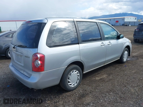 2005 Mazda MPV LX with VIN JM3LW28A150551864, listed as a IAAI auction lot 41922850 with 247,930 mi miles. Bid and sale history available at carsss.com. Image 4.