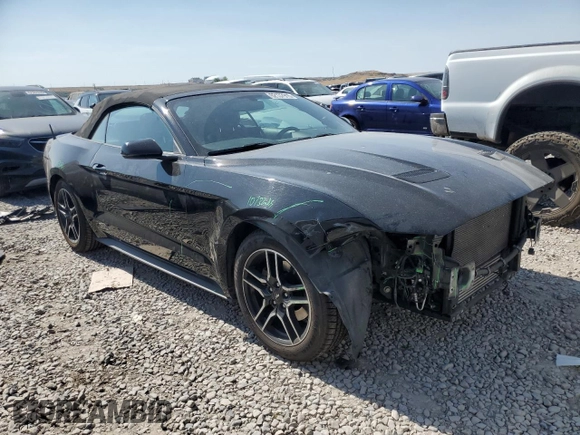 2018 Ford Mustang EcoBoost Premium with VIN 1FATP8UH3J5132669, listed as a Copart auction lot 62137915 with 124,790 mi miles and Salvage title. Bid and sale history available at DreamBid. Image 4.