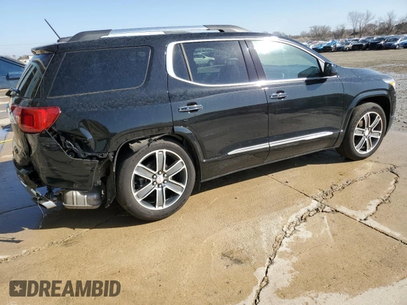 2019 GMC Acadia Denali with VIN 1GKKNPLS8KZ252095, listed as a Copart auction lot 48185285 with 62,175 mi miles and Salvage Title. Bid and sale history available at carsss.com. Image 3.