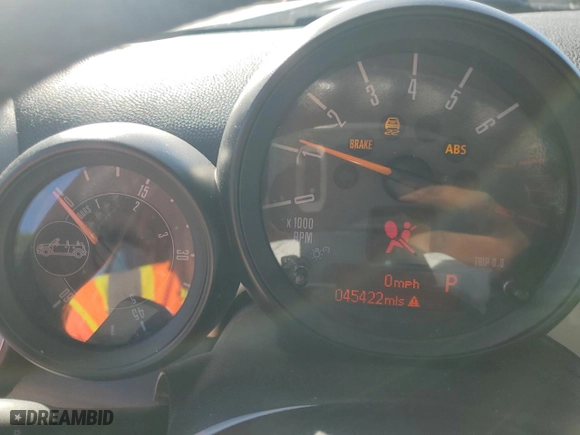 2015 MINI Cooper Convertible S with VIN WMWZP3C56F2A91266, listed as a Copart auction lot 78983194 with 45,422 mi miles and Salvage Title. Bid and sale history available at carsss.com. Image 9.