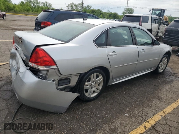 2015 Chevrolet Impala LT с VIN 2G1WB5E32F1146541, выставлен на аукционе Copart как лот 58146485 с пробегом 121 177 миль миль и Чистый • Clean title. История ставок и продаж доступна на DreamBid. Изображение 3.