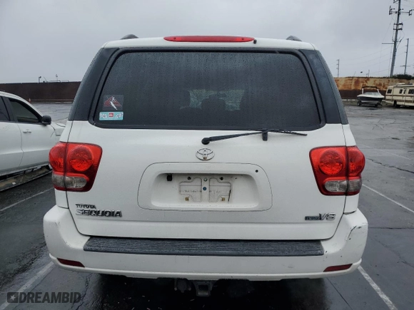 2006 Toyota Sequoia SR5 with VIN 5TDZT34A16S275241, listed as a Copart auction lot 43994155 with 182,894 mi miles and Salvage Title. Bid and sale history available at carsss.com. Image 6.