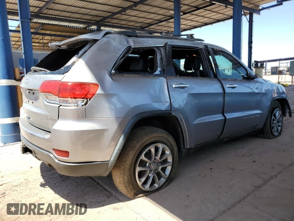 2014 Jeep Grand Cherokee Limited with VIN 1C4RJFBG1EC356240, listed as a Copart auction lot 54366445 with 127,829 mi miles and Salvage Title. Bid and sale history available at DreamBid. Image 3.