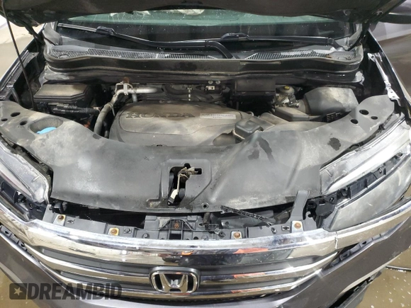 2017 Honda Pilot EX-L with VIN 5FNYF6H51HB086131, listed as a Copart auction lot 53555855 with 133,050 mi miles and Salvage Title. Bid and sale history available at DreamBid. Image 12.