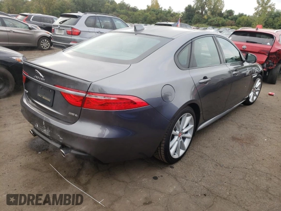 2016 Jaguar XF 35t R-Sport with VIN SAJBF4BV1GCY02980, listed as a Copart auction lot 77446644 with 48,436 mi miles and Salvage Title. Bid and sale history available at carsss.com. Image 3.