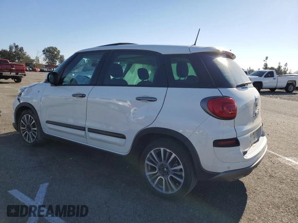 2019 FIAT 500L Trekking with VIN ZFBNFADH6KZ042149, listed as a Copart auction lot 81961714 with 51,554 mi miles and Salvage Title. Bid and sale history available at carsss.com. Image 2.