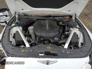 2022 Genesis G70 3.3T with VIN KMTG54TE9NU081676, listed as a Copart auction lot 75188364 with 38,526 mi miles and Salvage Title. Bid and sale history available at DreamBid. Image 13.