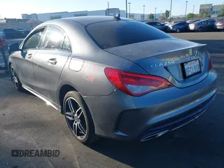 2018 Mercedes-Benz CLA 250 with VIN WDDSJ4EB0JN695467, listed as a IAAI auction lot 42024593 with 59,622 mi miles and . Bid and sale history available at DreamBid. Image 3.