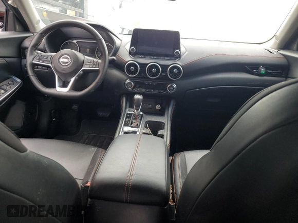 2024 Nissan Sentra SR with VIN 3N1AB8DVXRY329815, listed as a Copart auction lot 56524915 with 18,428 mi miles and Salvage title. Bid and sale history available at DreamBid. Image 8.