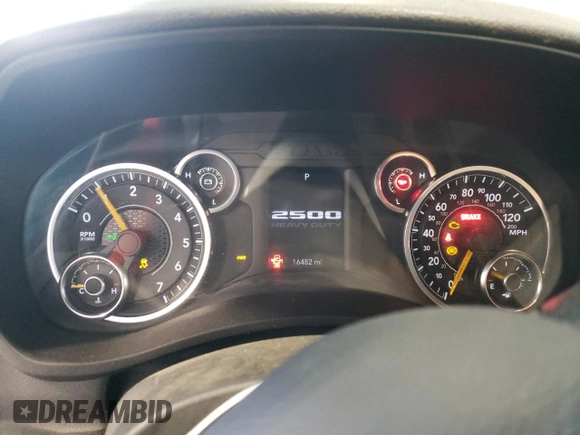 2021 Ram 2500 с VIN 3C7WR5AJ2MG645404, выставлен на аукционе Copart как лот 82789584 с пробегом 16 482 миль миль и Списание • Salvage title. История ставок и продаж доступна на DreamBid. Изображение 9.
