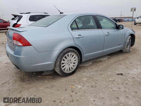 2010 Mercury Milan Hybrid with VIN 3MEDM0L31AR652976, listed as a Copart auction lot 82427944 with 115,014 mi miles and Salvage Title. Bid and sale history available at carsss.com. Image 3.