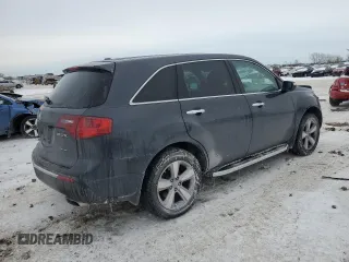 2013 Acura MDX Tech Pkg with VIN 2HNYD2H37DH510679, listed as a Copart auction lot 45404195 with 111,483 mi miles and Salvage Title. Bid and sale history available at carsss.com. Image 3.